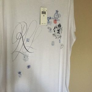 Ralph Lauren T shirt New White 2X
